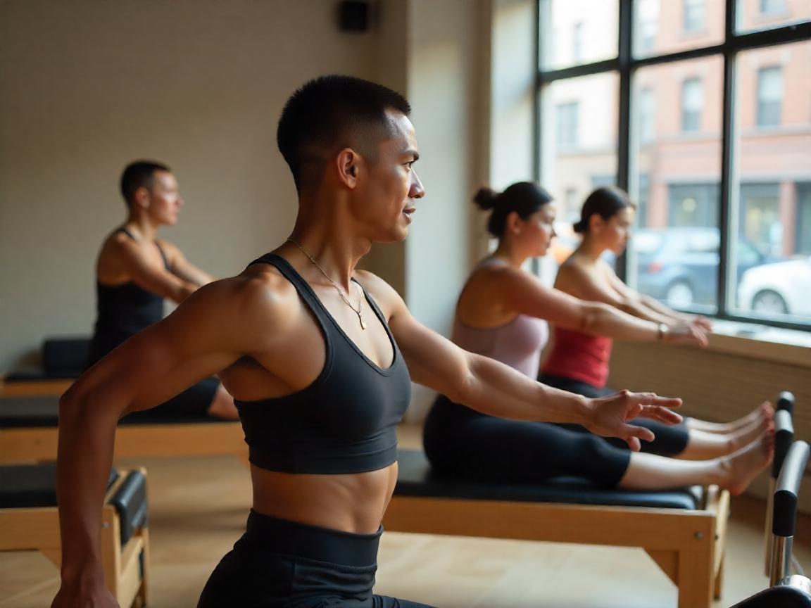 Person in meditation pose with peaceful expression